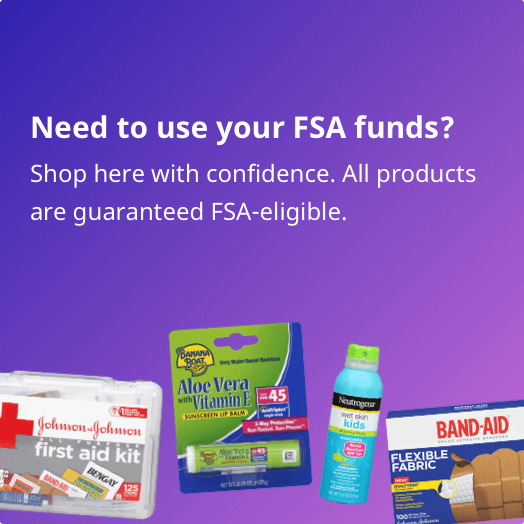 Buy FSA Eligible Items online from your Flexible Spending expense account