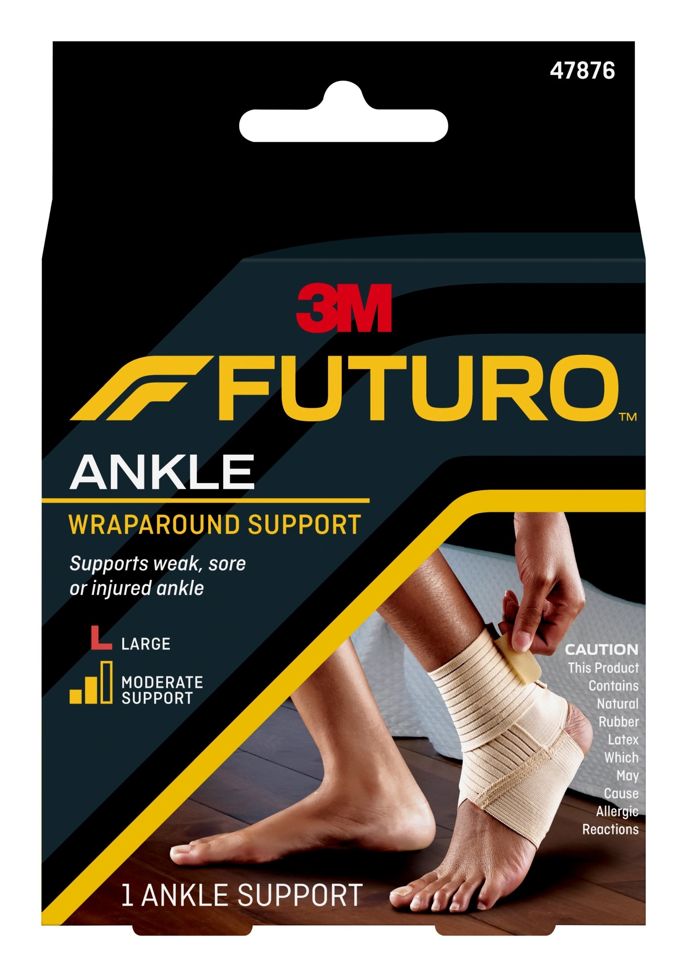 FUTURO Wrap Around Ankle Support, Large, 1 ea | FSAstore.com