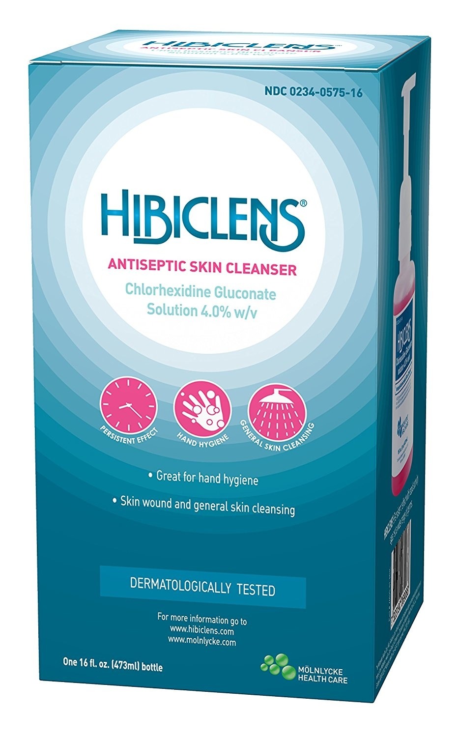 Hibiclens Antiseptic Skin Cleanser, 16 oz
