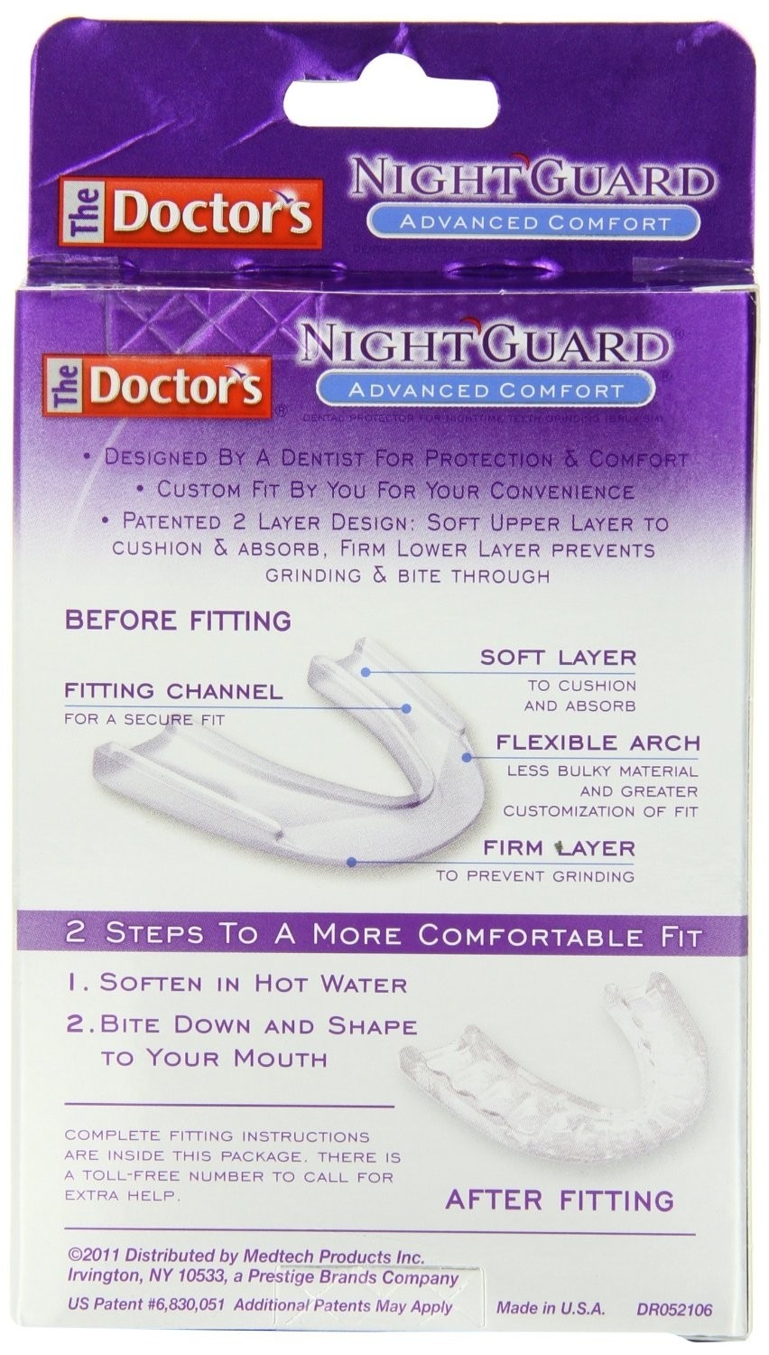 The Doctor's NightGuard Advanced Comfort Dental Protector 1ct