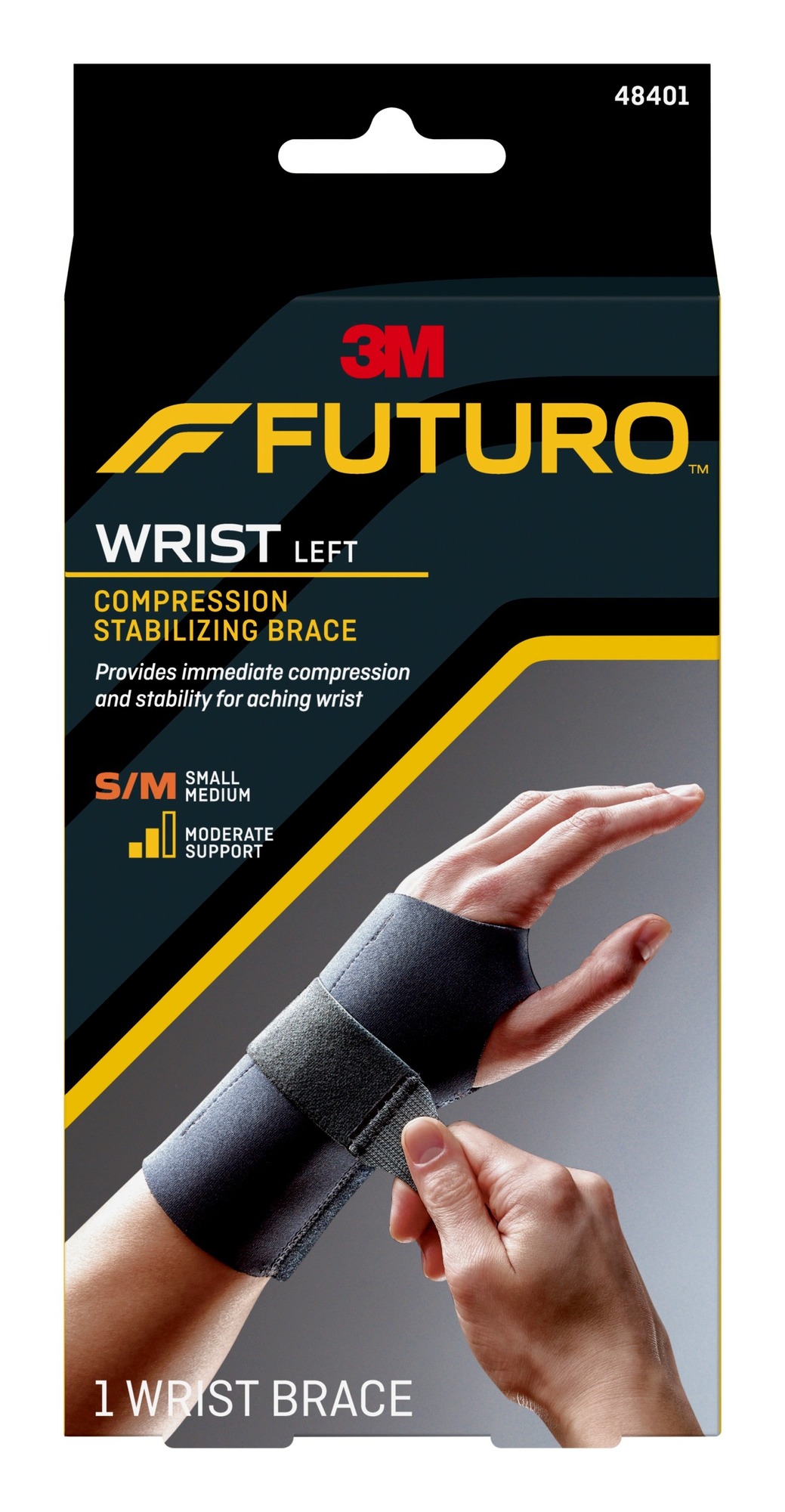 FUTURO Energizing Wrist Support, Left, S/M | FSAstore.com