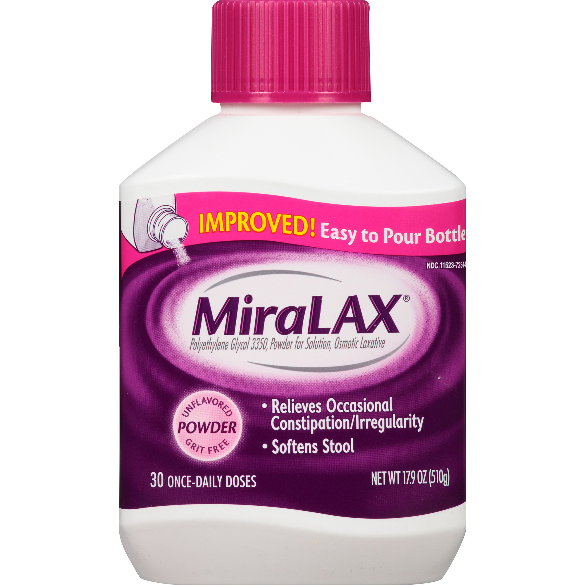 MiraLAX Laxative, Powder for Solution, 17.9 oz