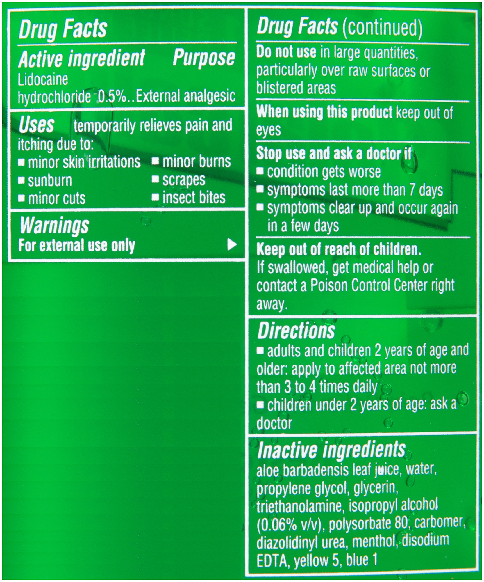 Solarcaine Aloe Extra Burn Relief Gel, 8 oz