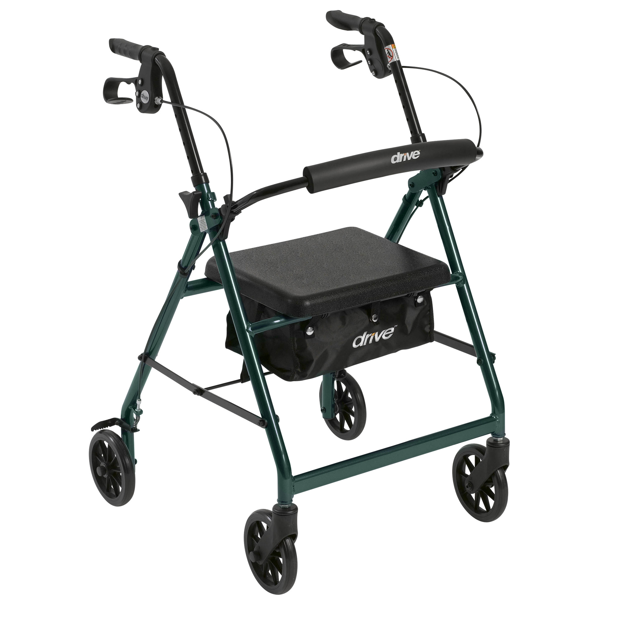 Drive Aluminum Rollator with Fold Up and Removable Back Support, 6