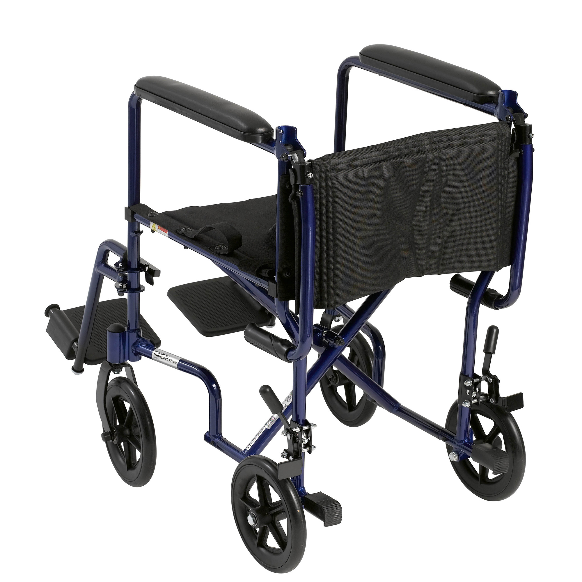 Drive Lightweight Transport Chair, 19", Blue | FSAstore.com