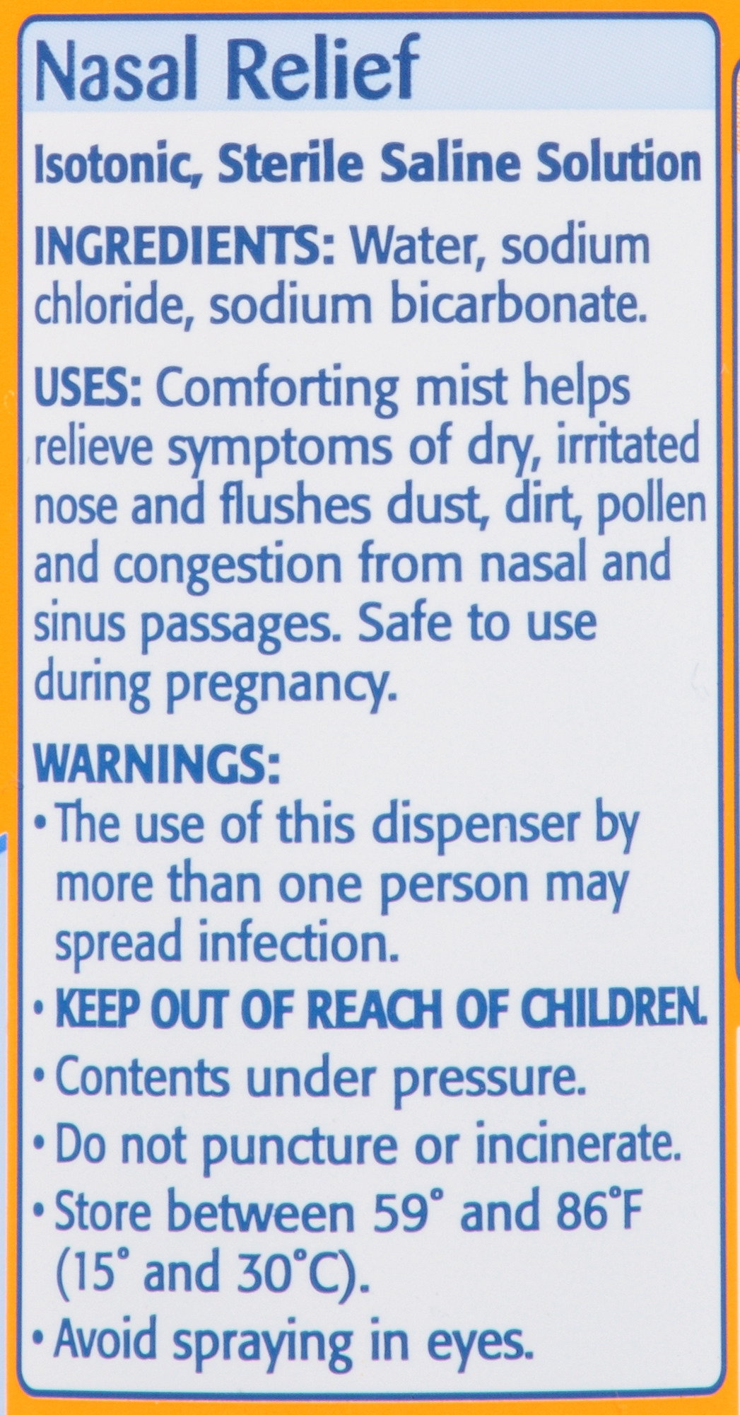 Simply Saline Sterile Saline Nasal Mist, Super Size 3 fl oz