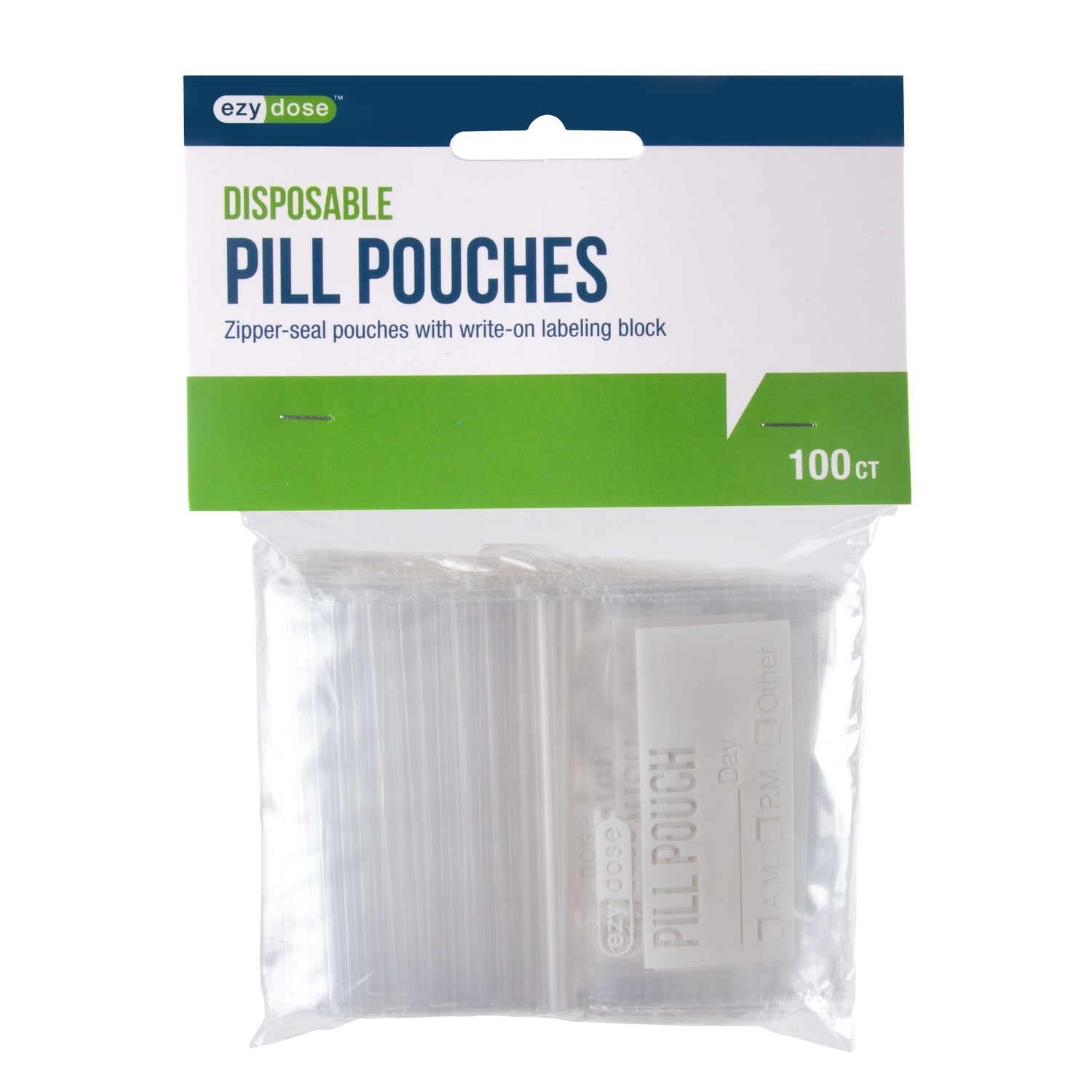 EZY Dose Disposable Pill Pouch, 100 ea