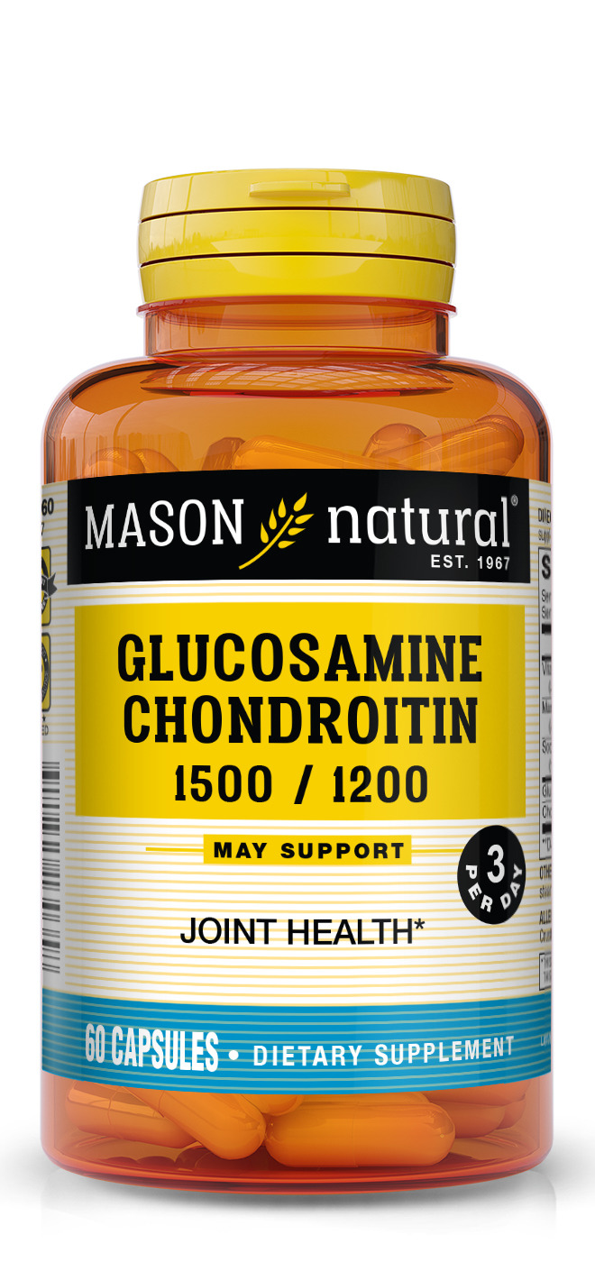 Mason Vitamins Natural Glucosamine Chondroitin Double Strength 1500/
