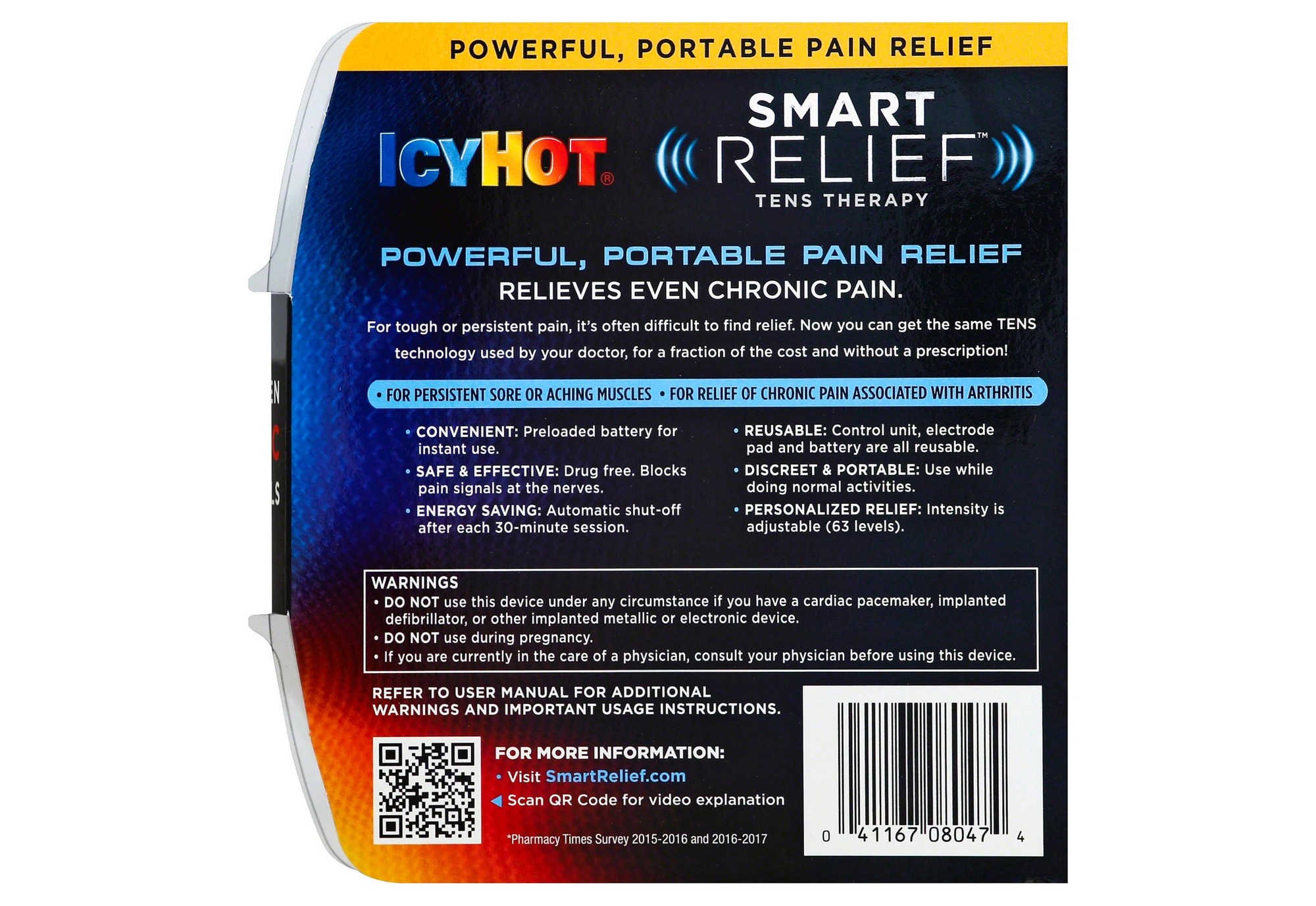 Icy Hot Smart Relief TENS Therapy Knee and Shoulder Starter Kit