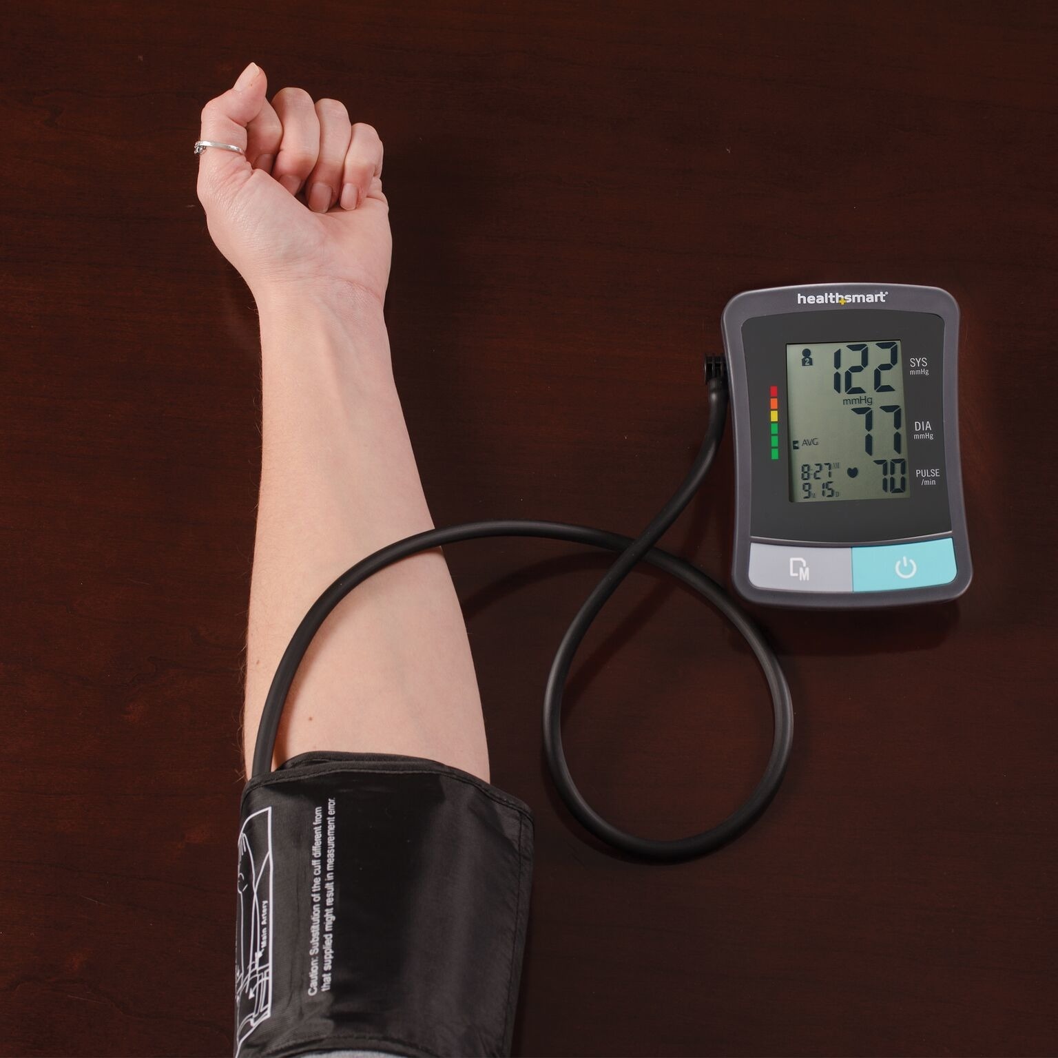 HealthSmart Standard Series LCD Digital Upper Arm Blood Pressure ...