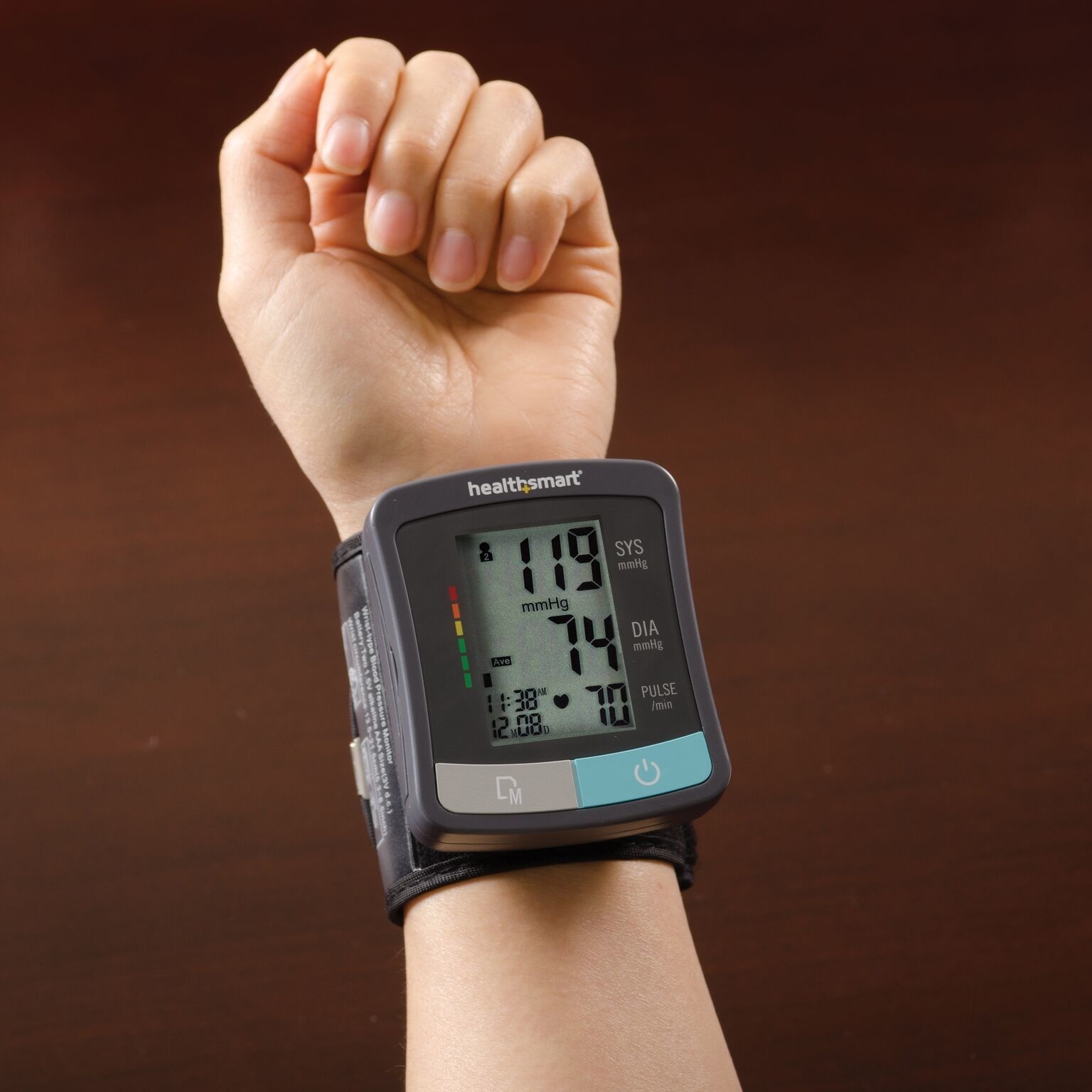 HealthSmart Standard Series LCD Wrist Digital Blood Pressure Monitor