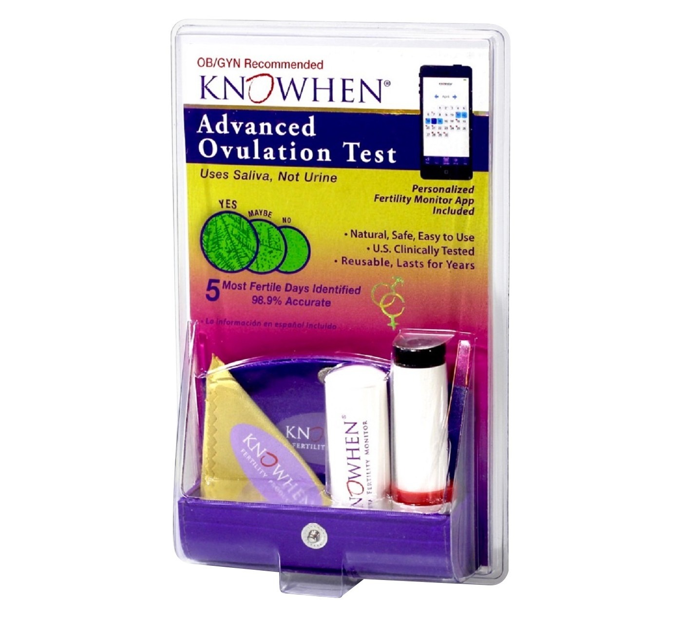 Knowhen Saliva Based Ovulation Test Kit 3246