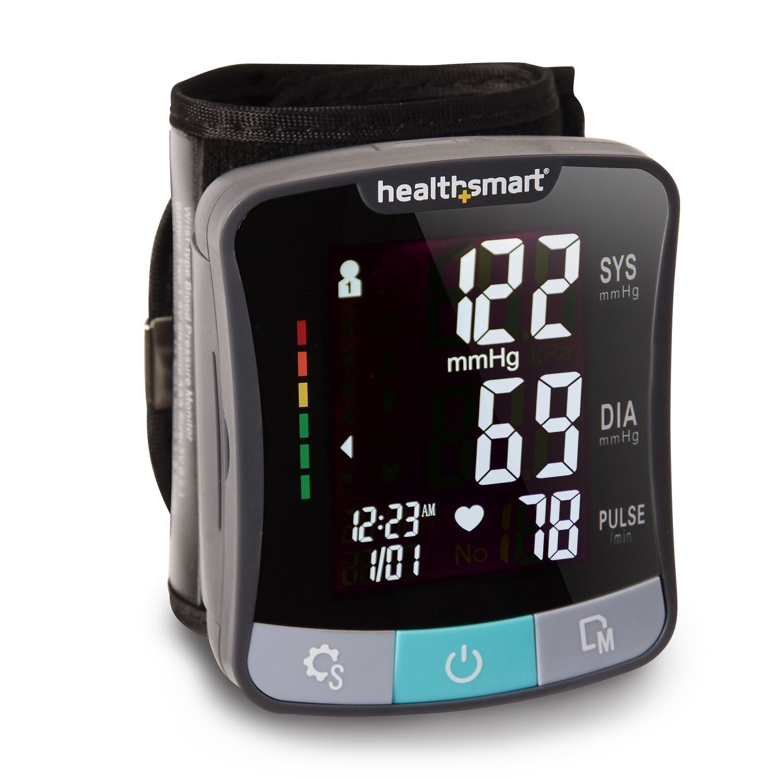 HealthSmart Premium Wrist Digital Blood Pressure Monitor