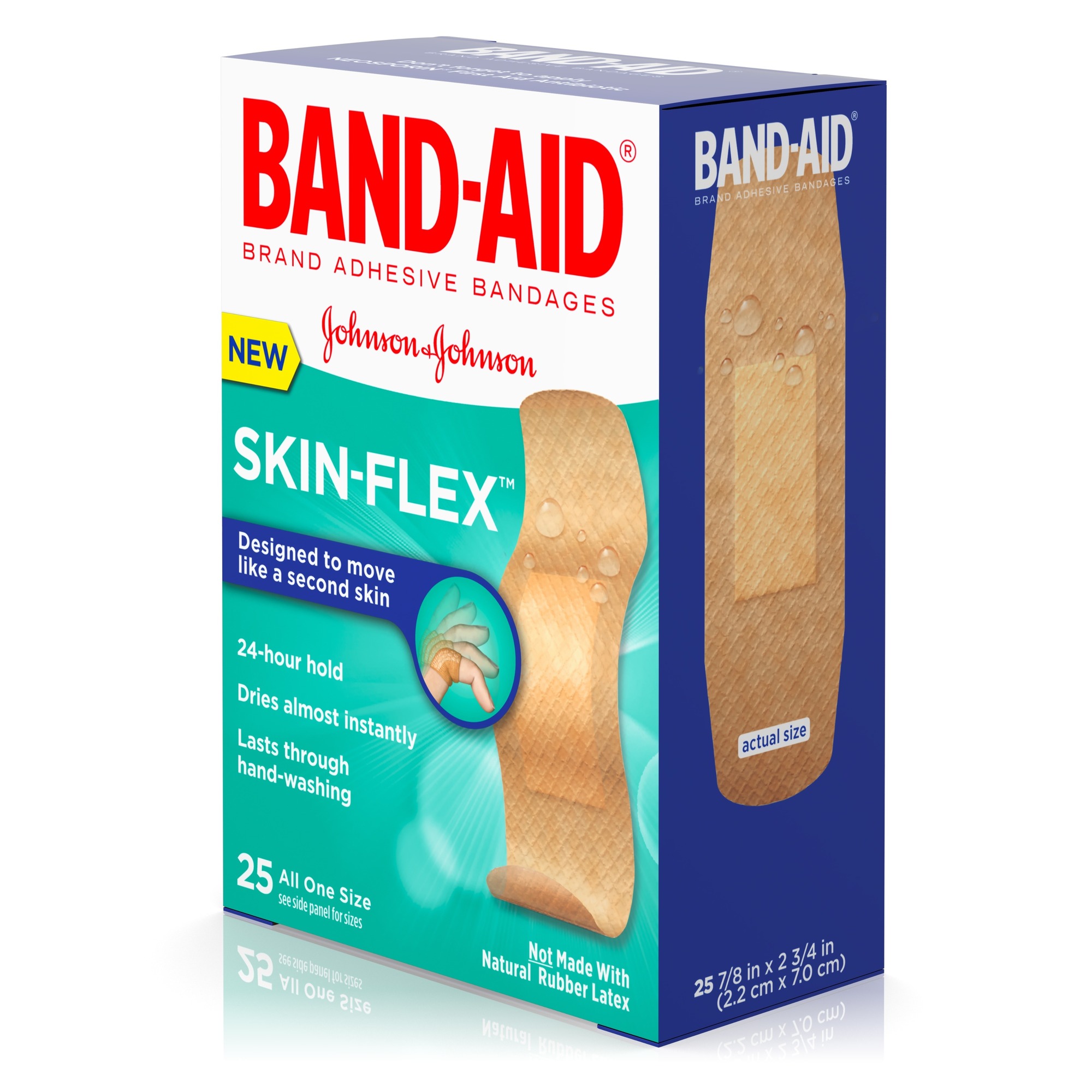 Band Aid® Skin Flex™ Adhesive Bandages All One Size 25 Count