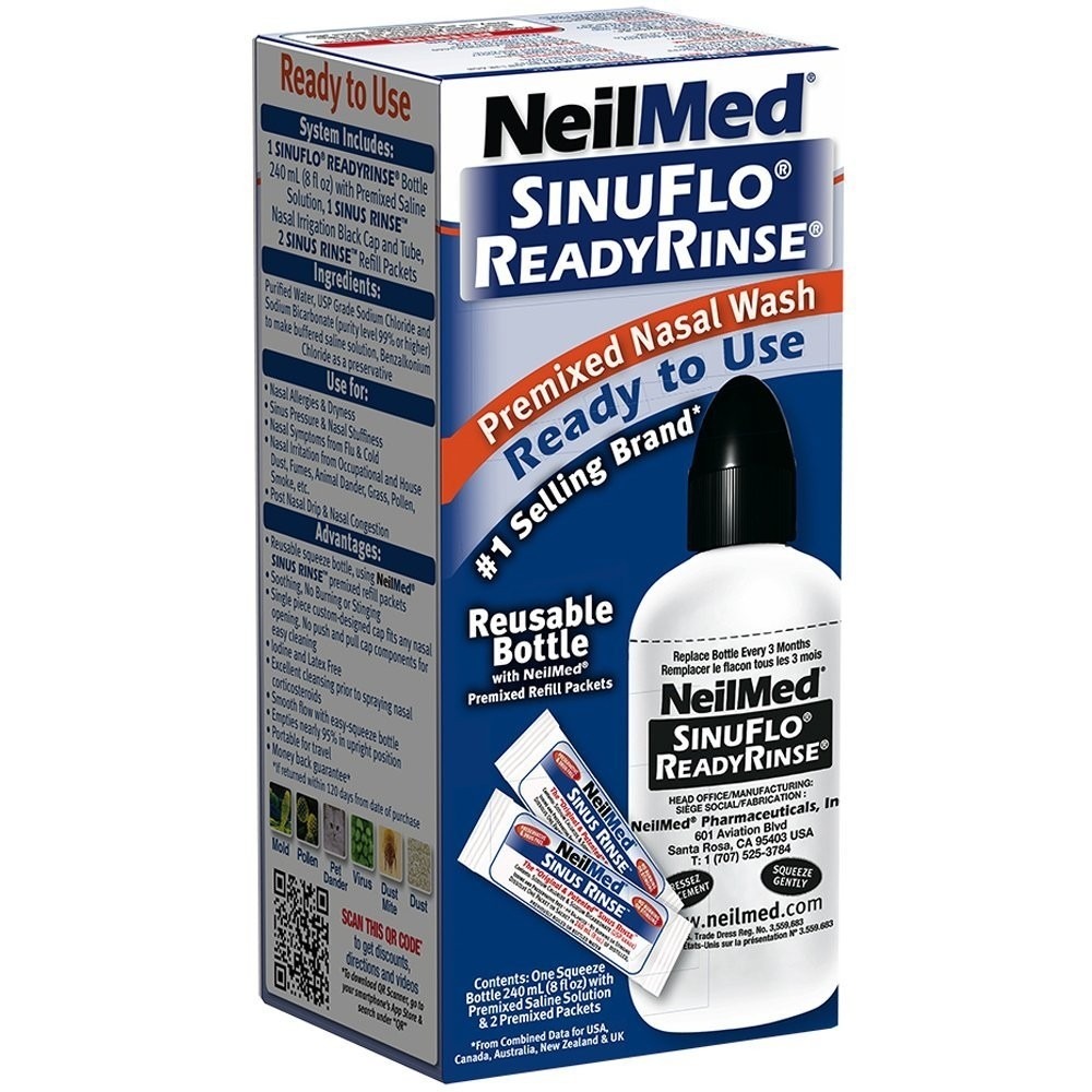 NeilMed SinuFlo Ready Rinse Premixed Nasal Wash