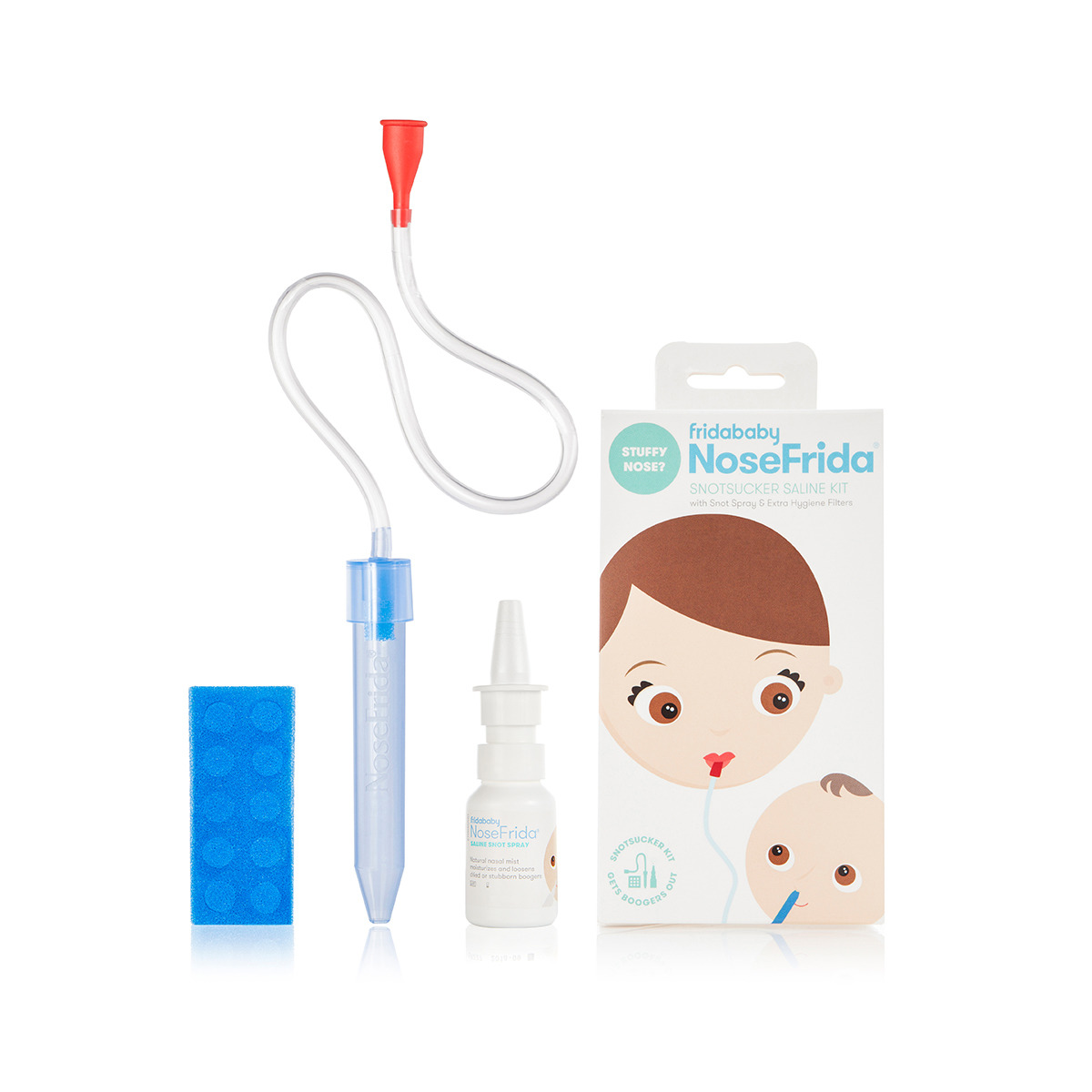 Fridababy NoseFrida The Snotsucker Saline Kit