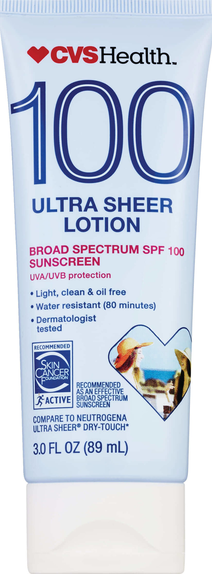 CVS Health Ultra Sheer Lotion SPF100