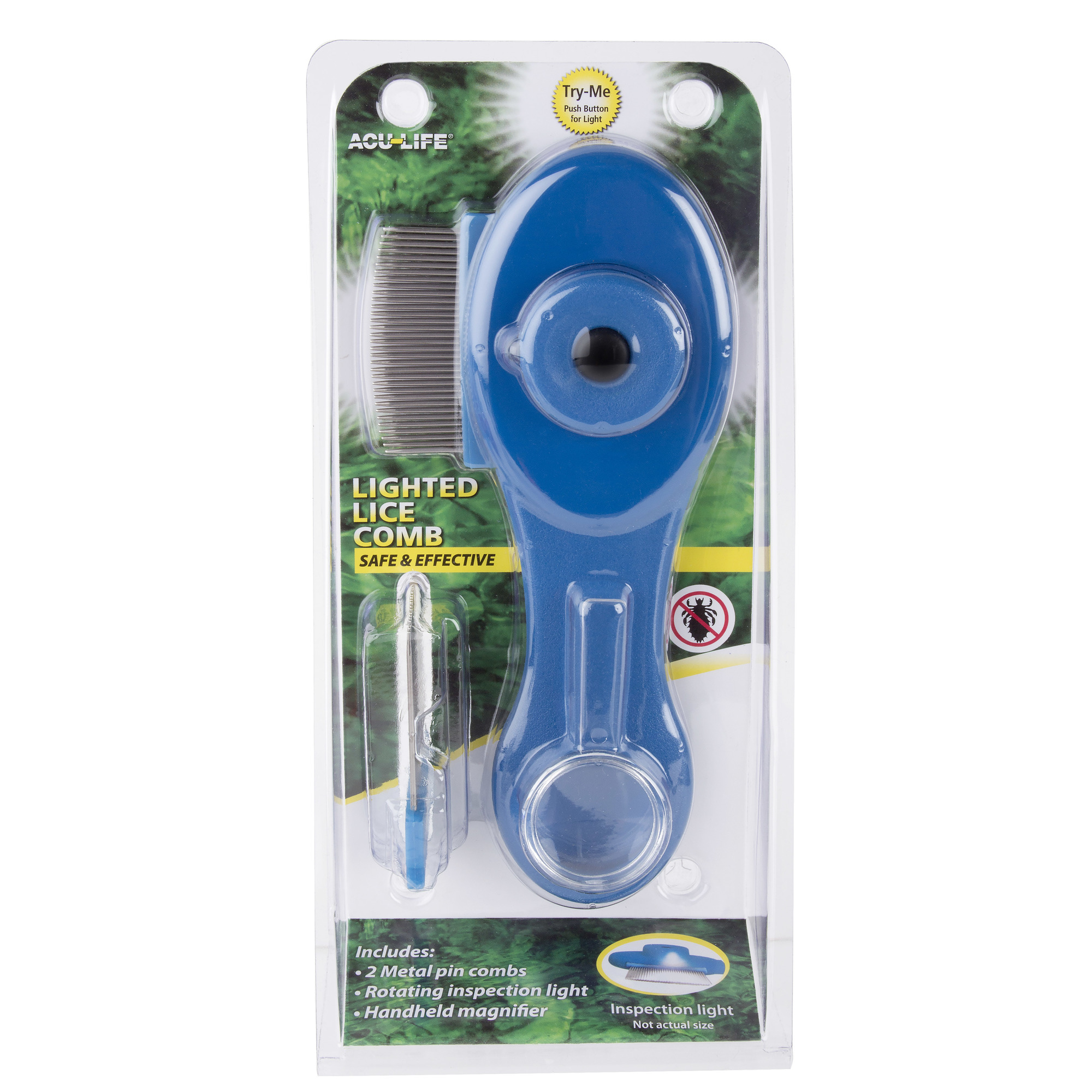 AcuLife Lighted Lice Comb