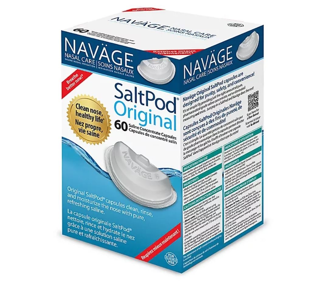 Navage Nasal Care Saltpod 60 Pack Fsastore Com